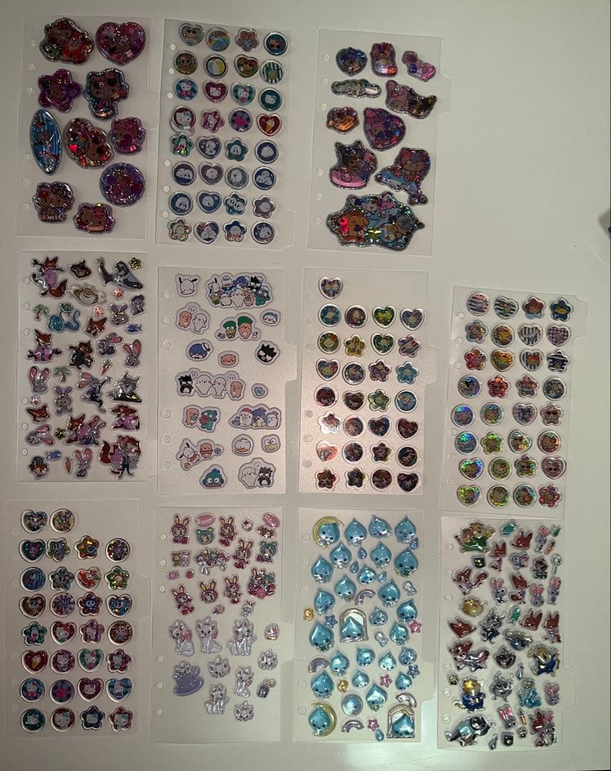 カラフルキャラクターシールセット(即購入禁止)