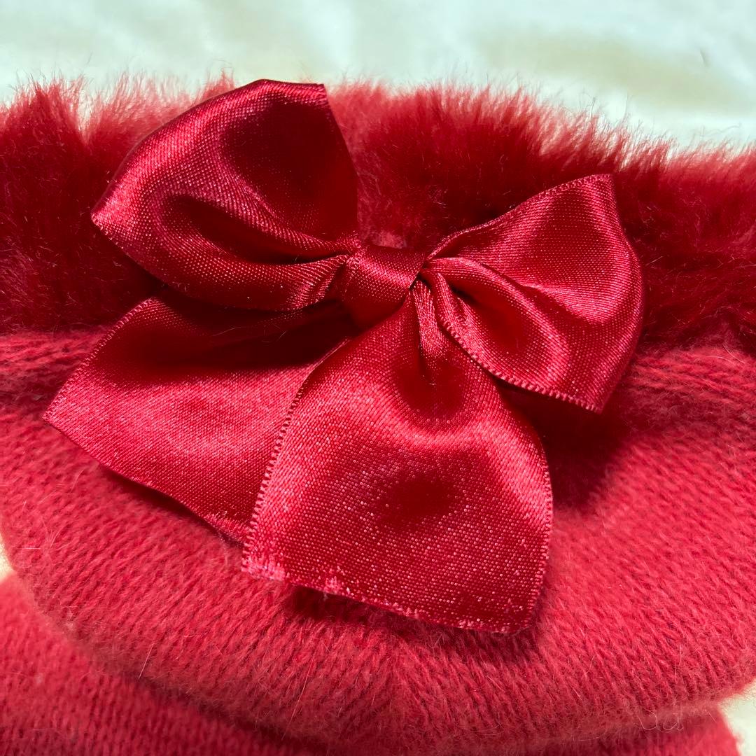 【美品】for pets only ハートビジュー付きニットM