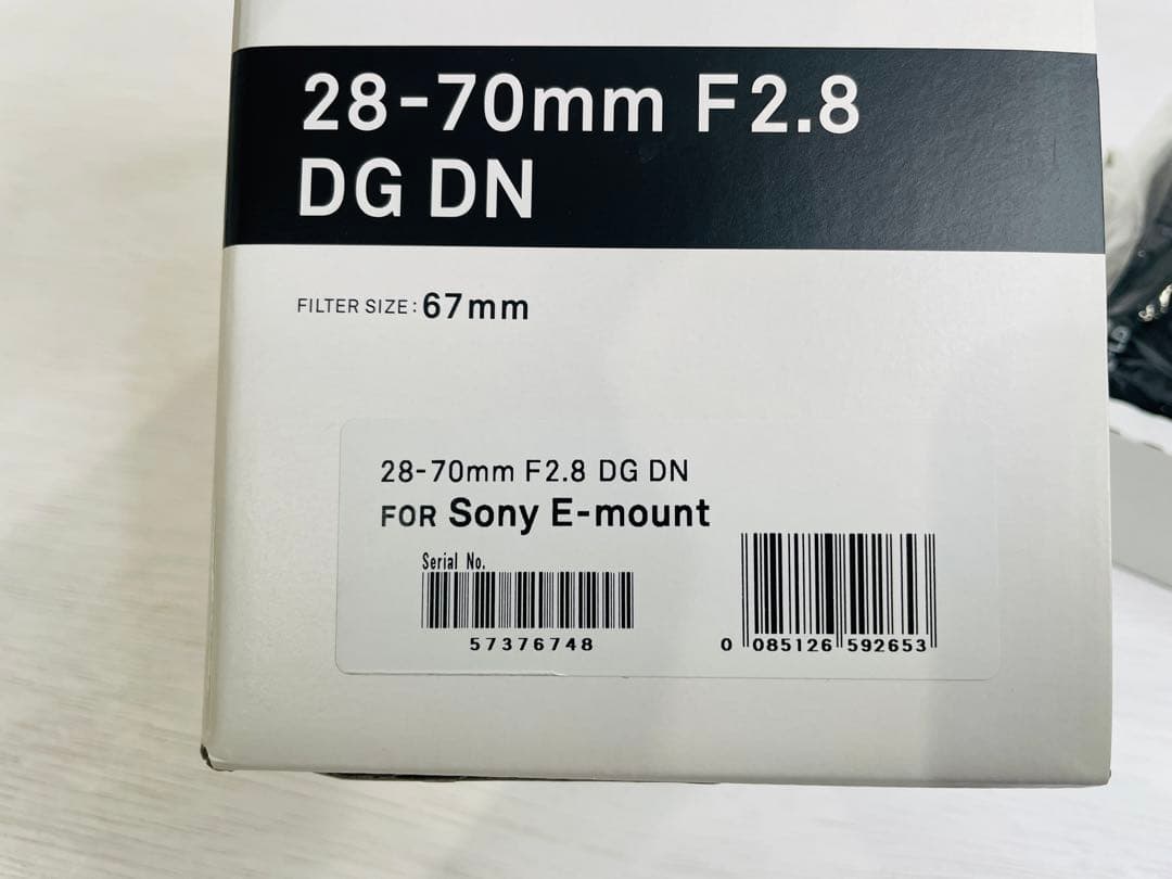 【美品】SIGMA 28-70mm F2.8 DG DN (eマウント)