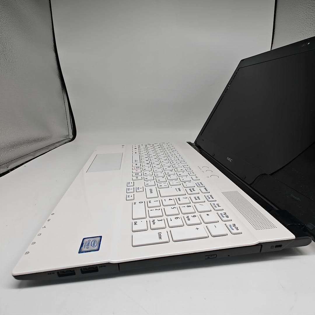 【NEC】NS700 高性能i7 SSD256GB 16GB ホワイトノートPC