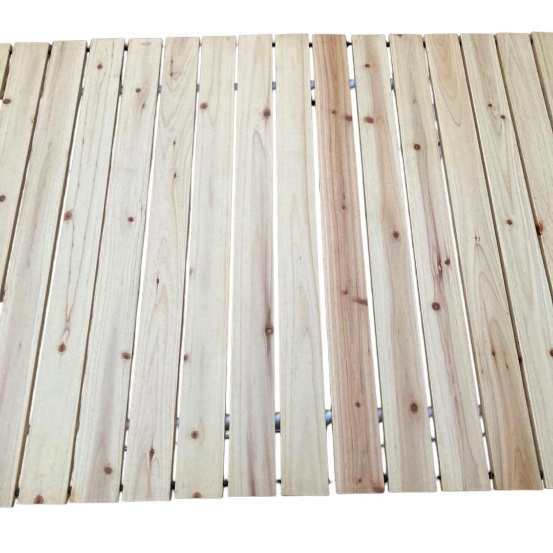 美品　Coleman テーブル ナチュラルウッドロールテーブル120 廃番