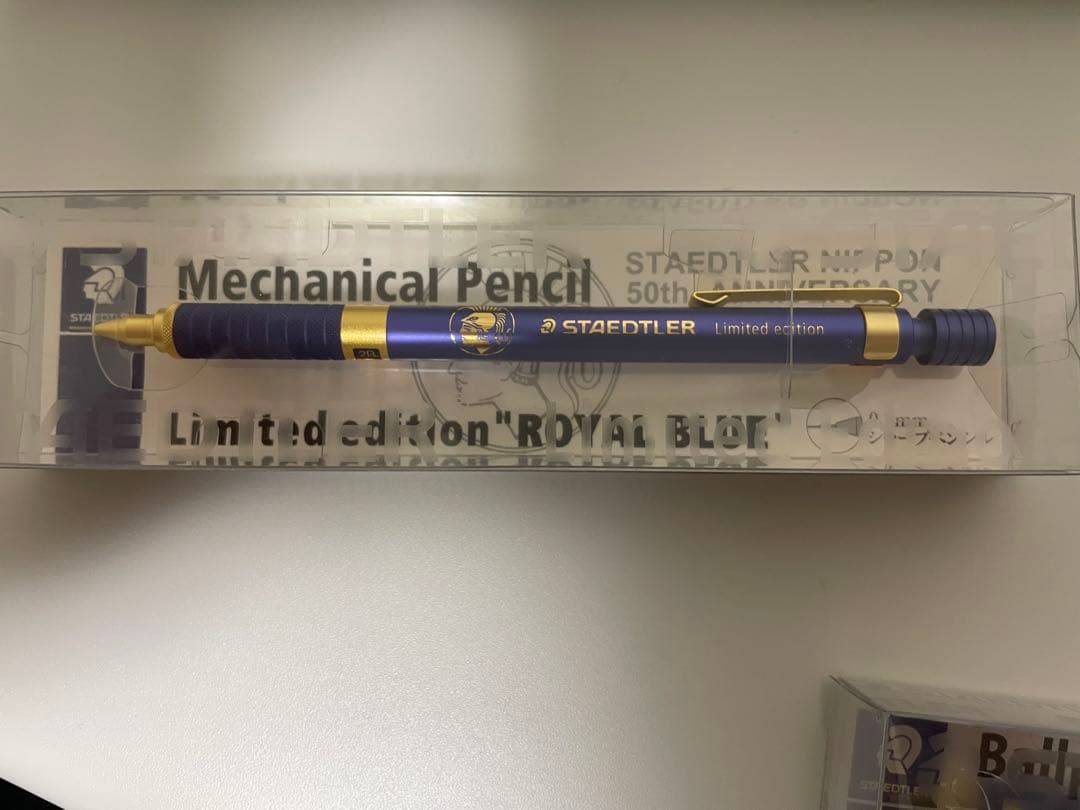 STAEDTLER 50thシャープペンシル　ボールペン　ロイヤルブルー　限定色