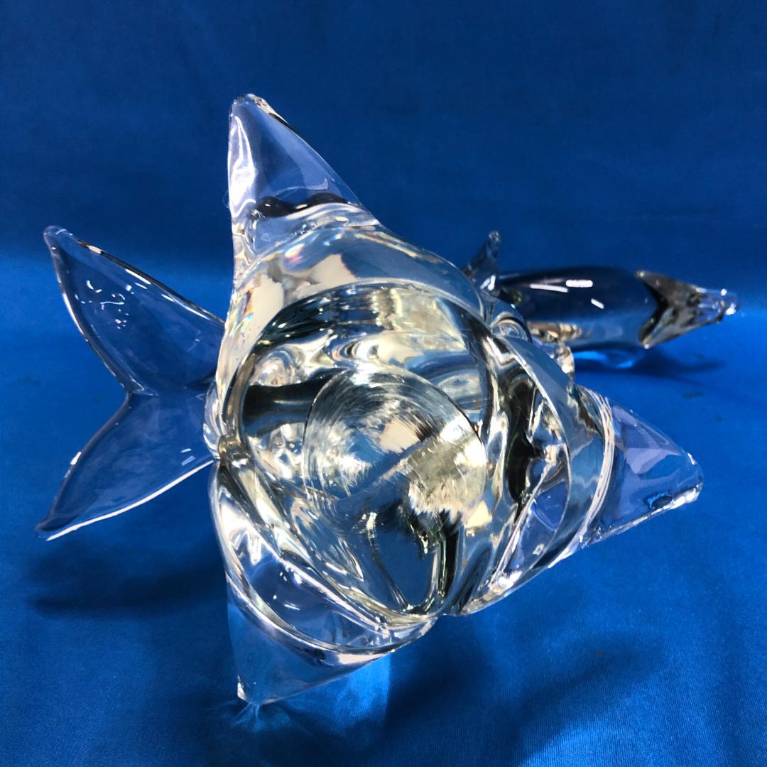 formia イルカ ガラス 置物 クリスタル イタリア製 MURANO