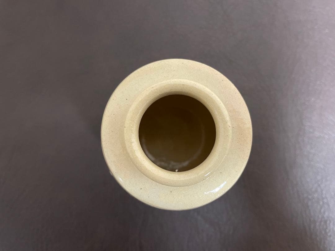 十四代朝日豊斎　鹿背茶入　共箱　仕覆　栞　朝日焼　茶道具　茶入