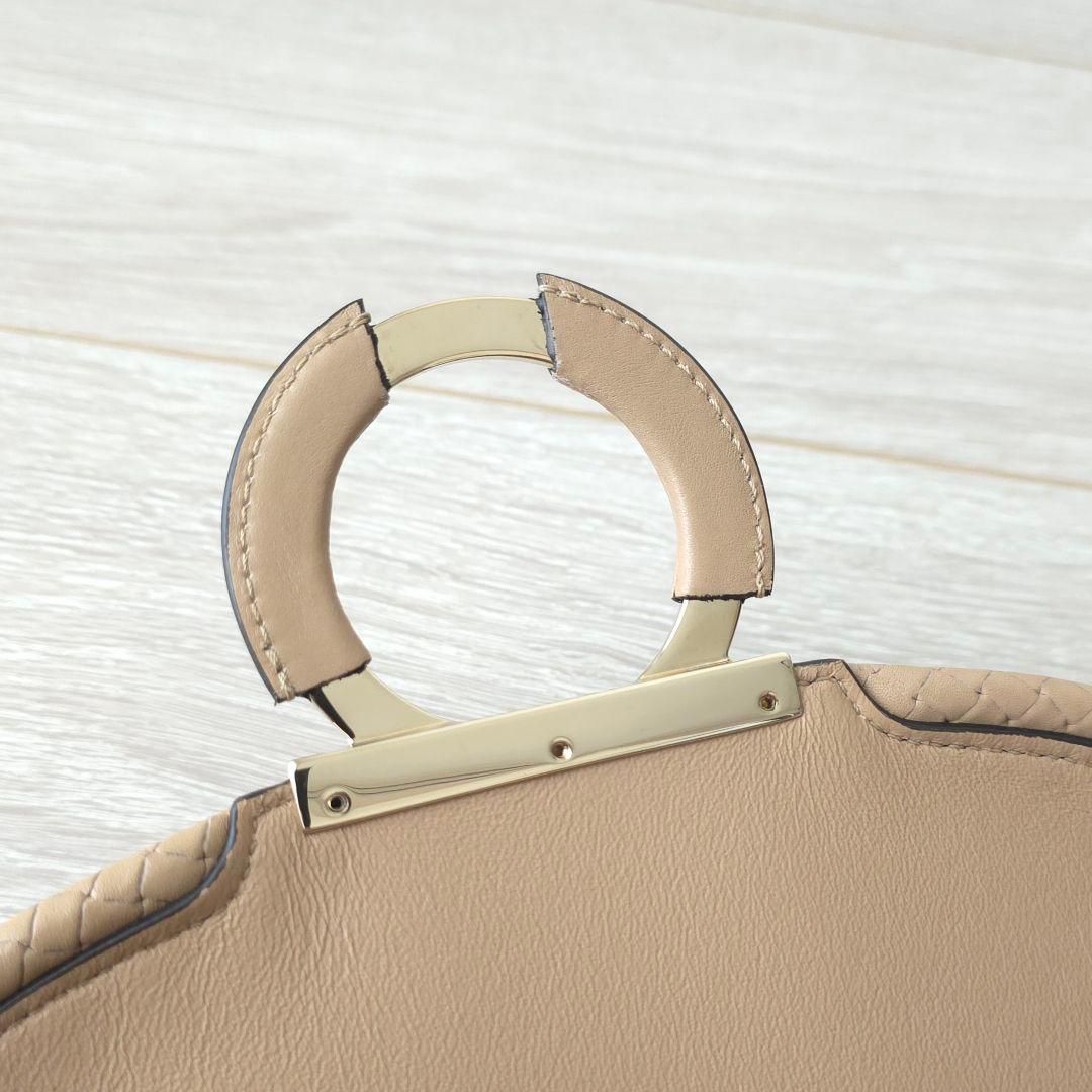 極美品【フェラガモ】マーゴット　ガンチーニ　2way　 ハンドバッグ