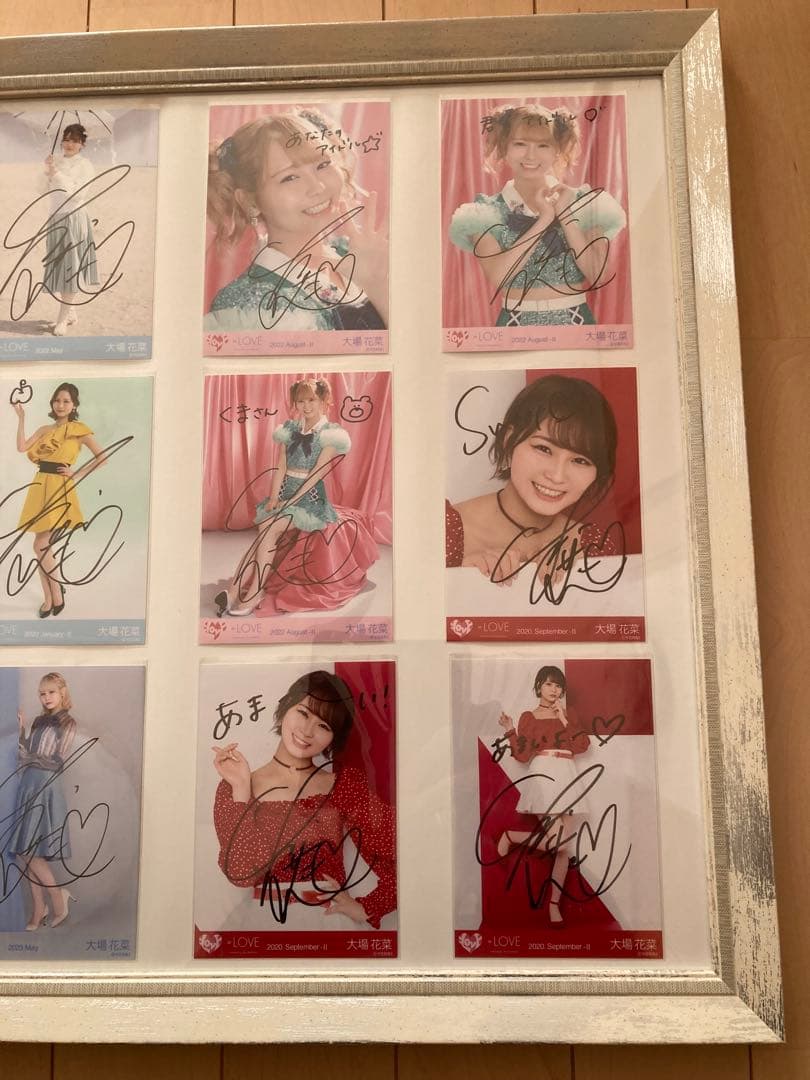 ＝LOVE 大場花菜　直筆生写真コンプ