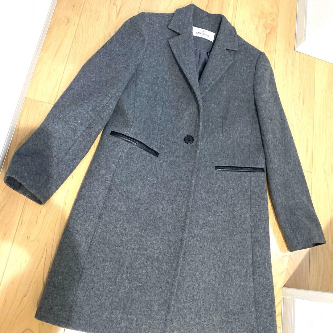 MORABITO グレー チェスターコート