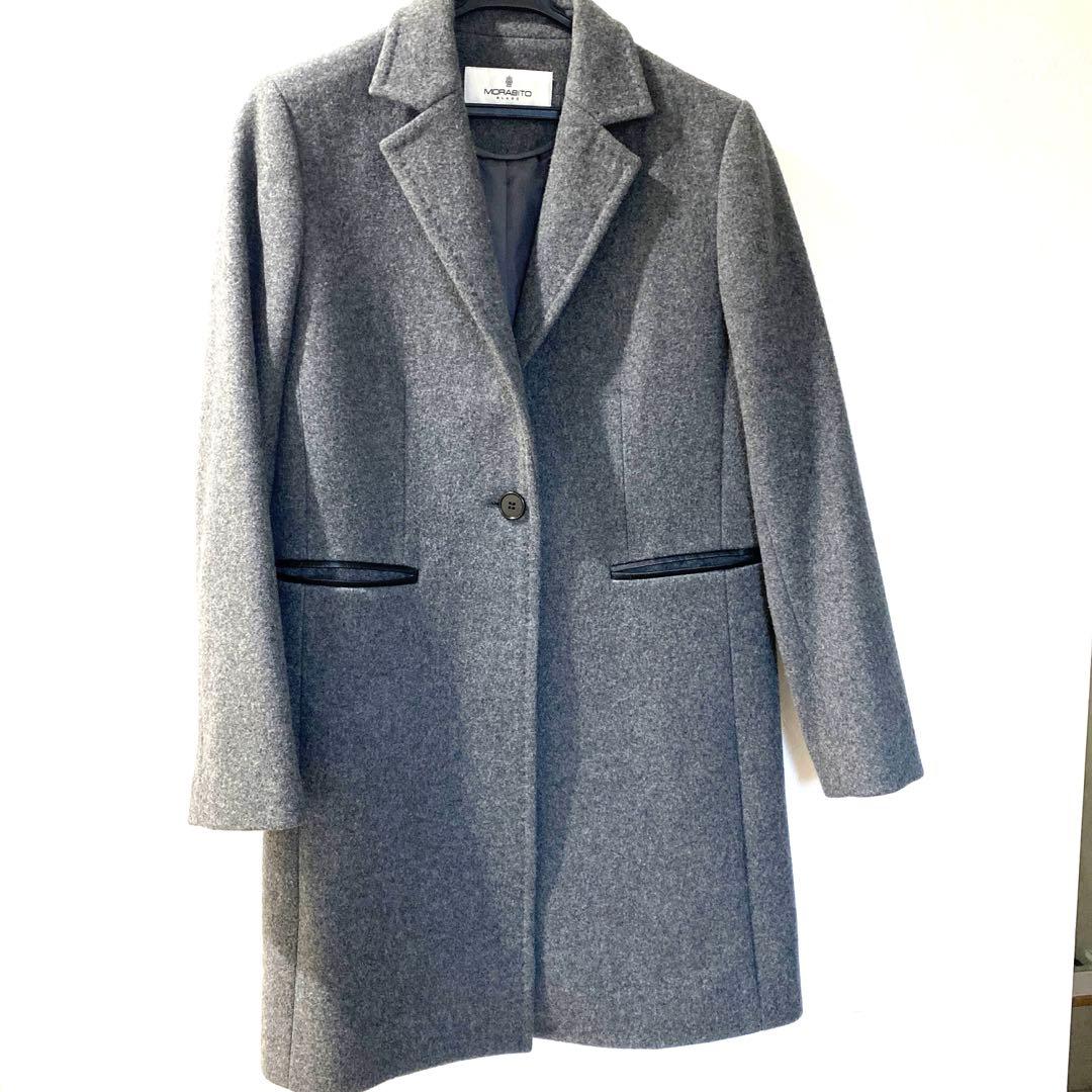 MORABITO グレー チェスターコート