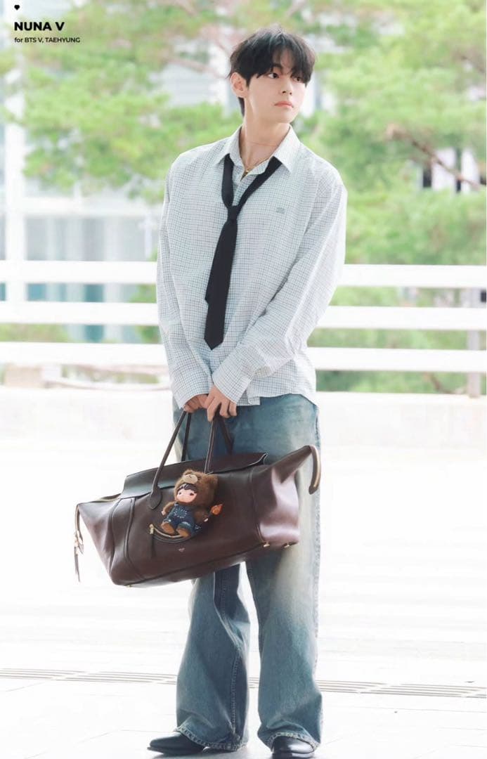 BTS V テテ　アーティストメイド　MUTEボストン+ぬいぐるみセット