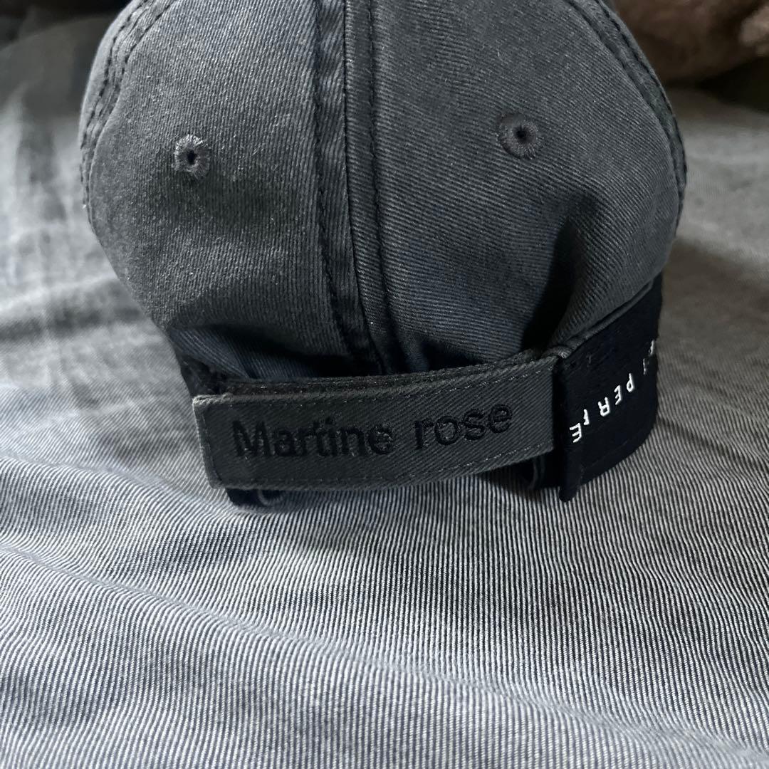 Martine Rose 25SS roll black刺繍 キャップ