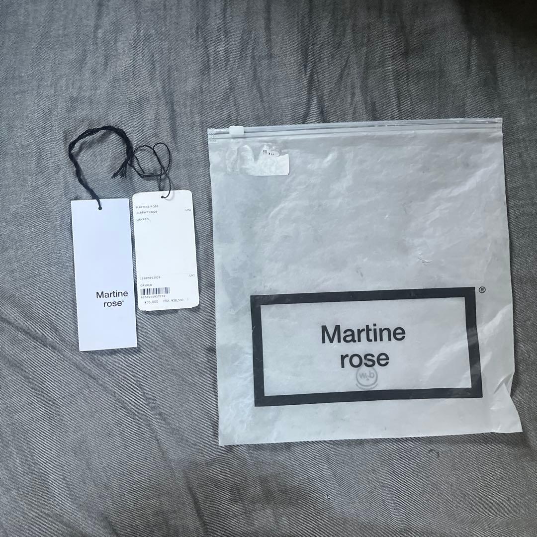 Martine Rose 25SS roll black刺繍 キャップ