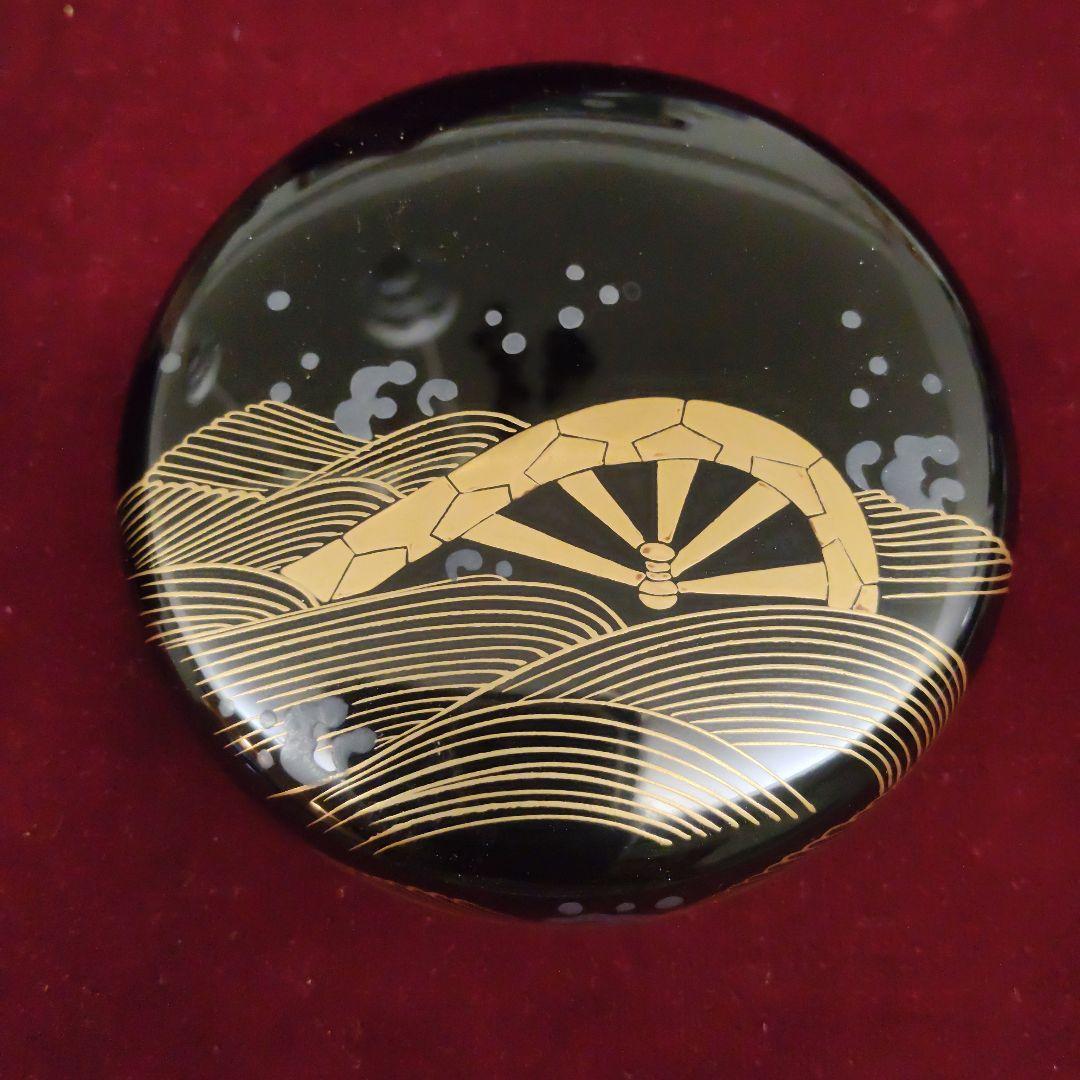 平棗　『中村宗尹作』『平棗』　『波車』 共箱　茶道具