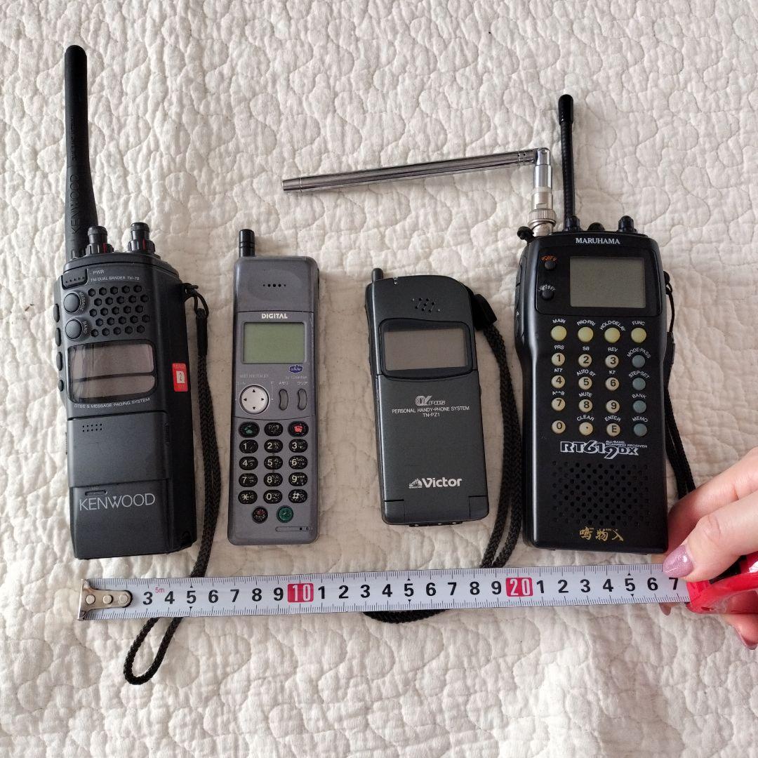 【動作未確認】まとめ売り　トランシーバー　電話機　4台　マルハマ　KENWOOD