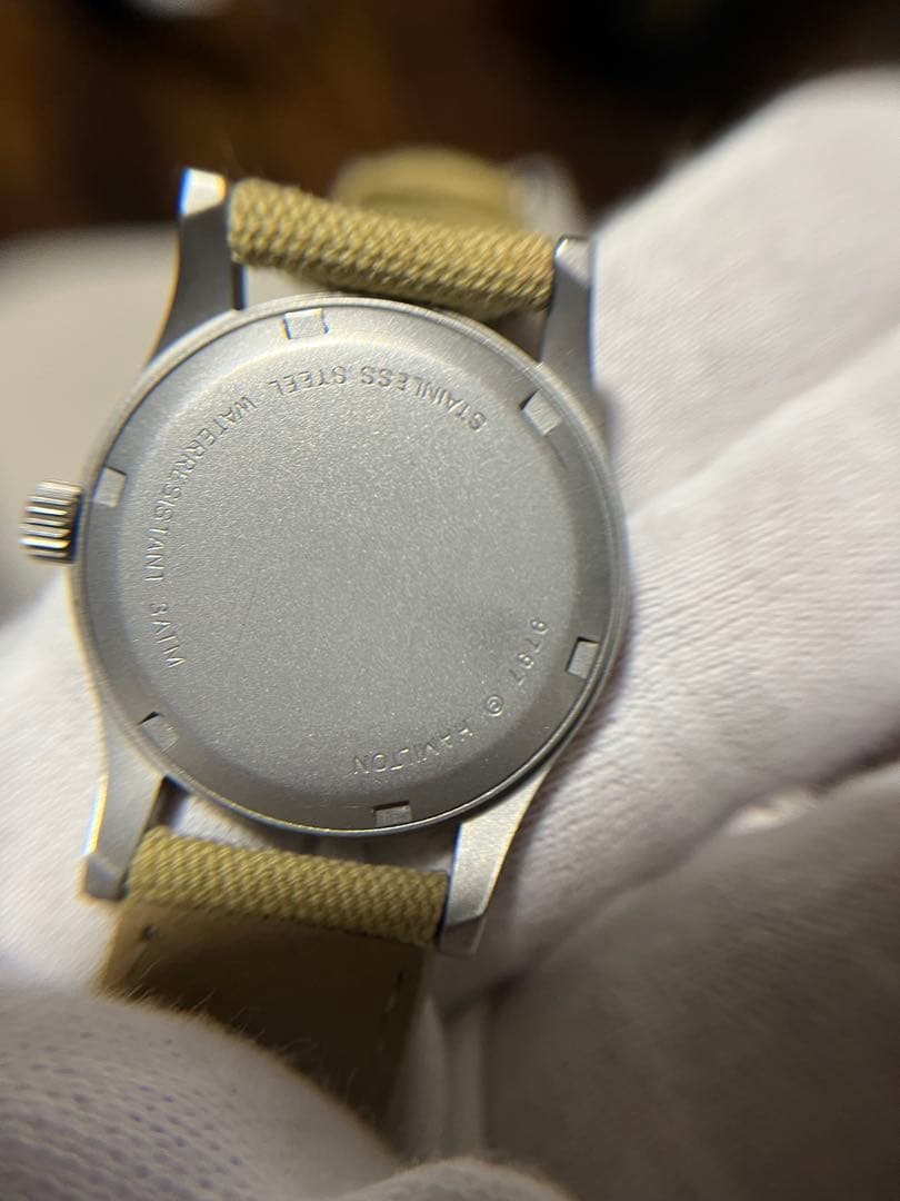 HAMILTON Khaki 9797 クォーツ腕時計 ジャンク品扱い