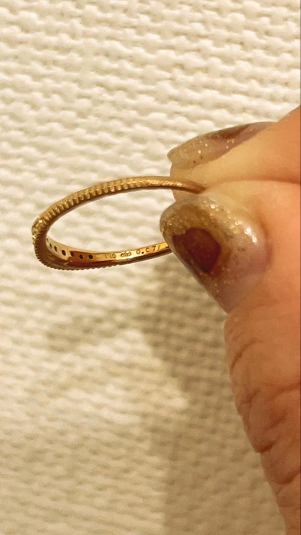 ete K10 リング　ダイヤ　10号