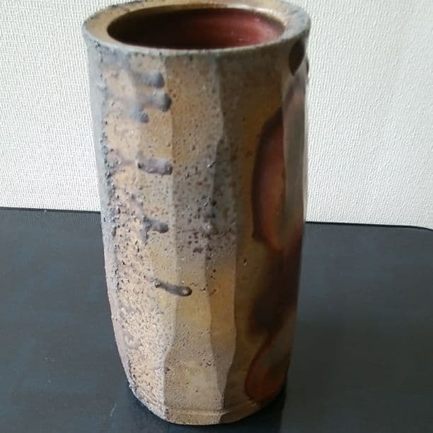 備前焼作家　嶋幸博　備前焼花瓶