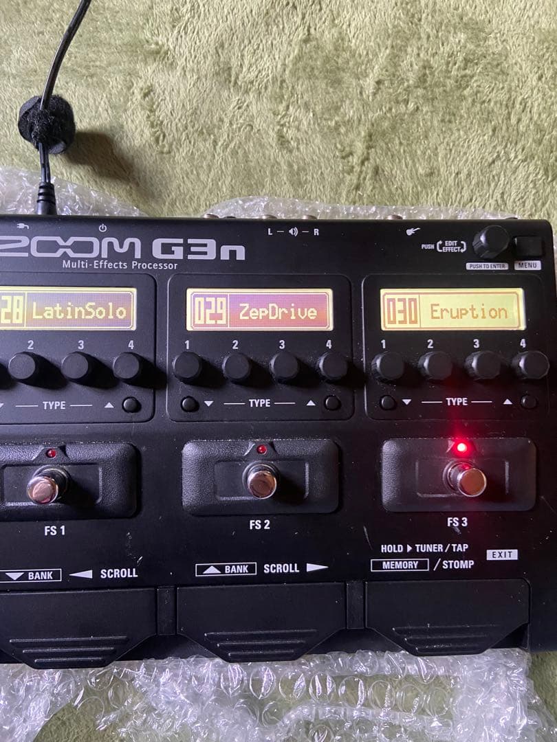 p*e様 正規品ACアダプタ付きZoom G3n マルチエフェクターズームg3n
