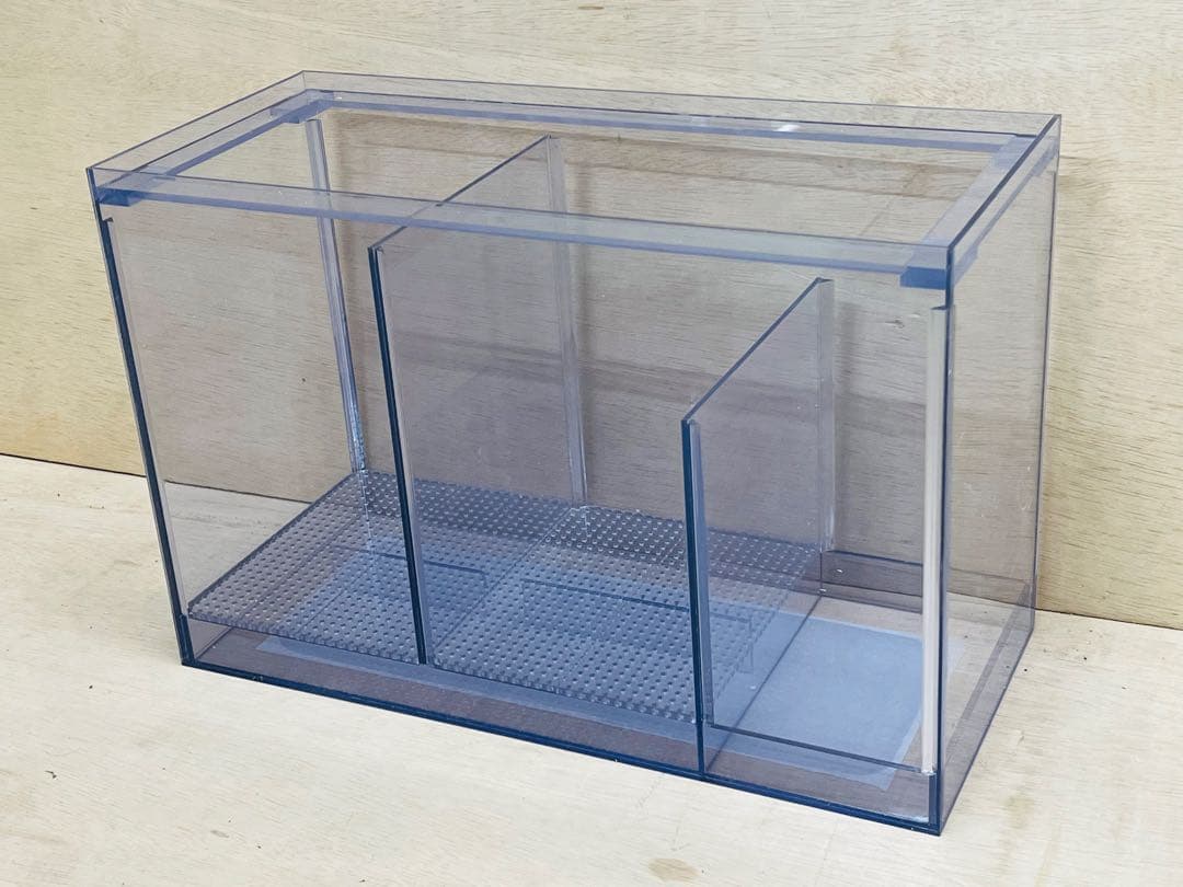 オーバーフロー水槽用三層式塩ビ濾過槽 W450 D200 H300