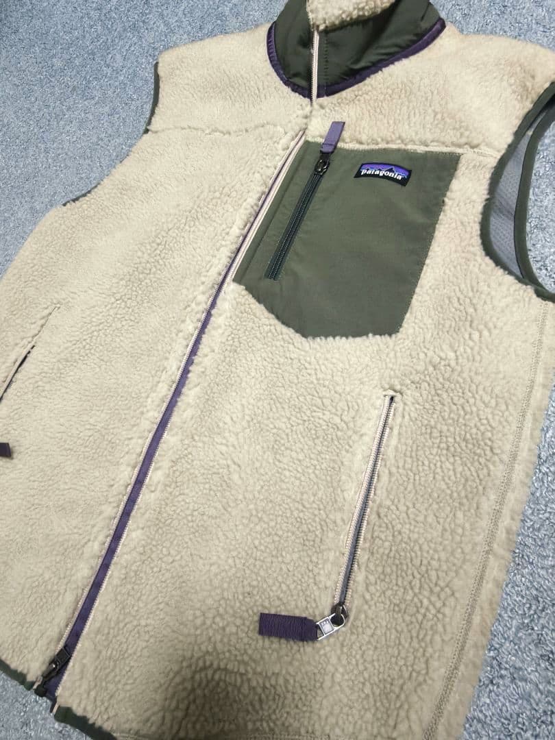 patagonia 2018.USレトロX フリースベスト M ペリカン