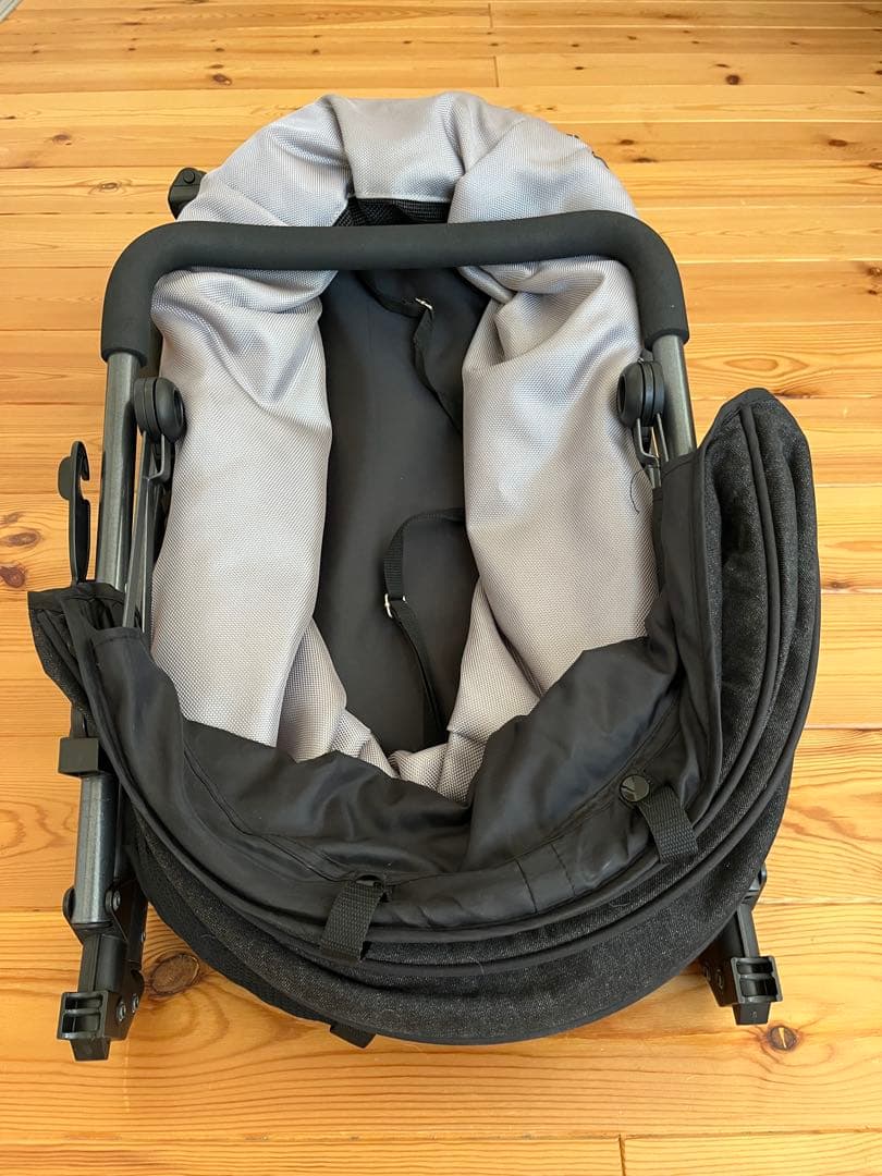 MercedesBenz メルセデスベンツデニム風ペットカート グレー/ブラック