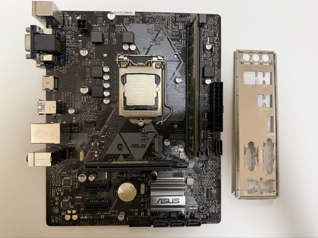 Core i5 8400 + ASUS H310 + 8GBメモリセット