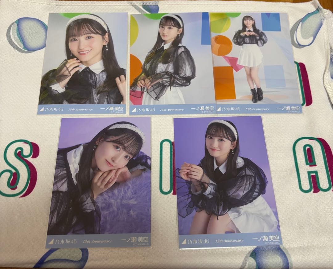 乃木坂46 一ノ瀬美空 13th Anniversary 5種コンプ 生写真
