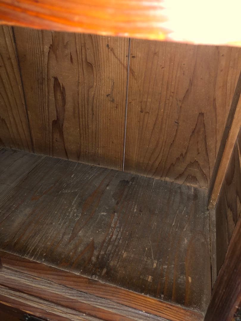 GY0331 和箪笥　帳場箪笥　タンス　古物　昭和レトロ　古道具