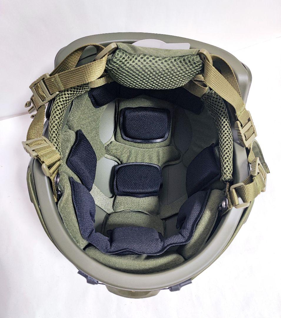 NIJ IIIA レベル3A Fast型 防弾ヘルメット OD 新品未使用