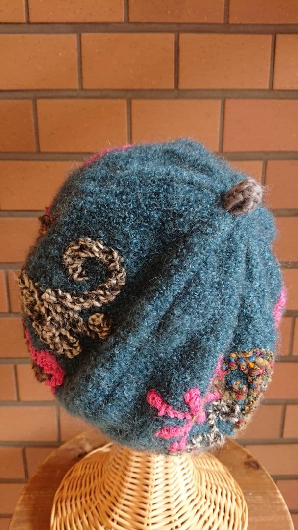 M.& KYOKO ニット帽 Masaki Kyoko サイズフリー 美品です