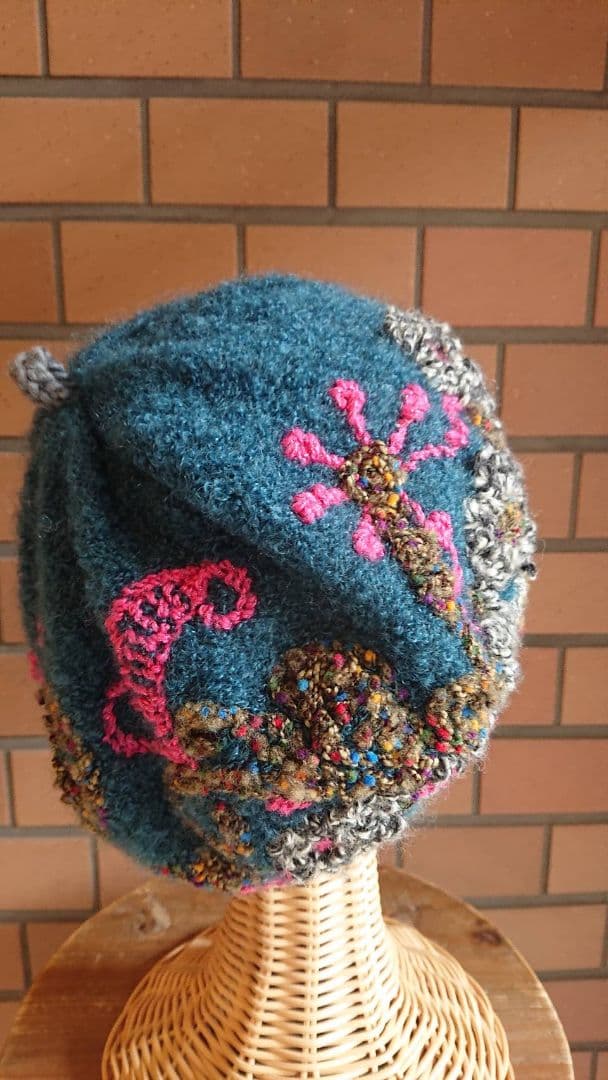 M.& KYOKO ニット帽 Masaki Kyoko サイズフリー 美品です