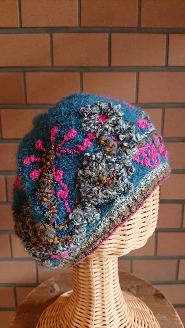 M.& KYOKO ニット帽 Masaki Kyoko サイズフリー 美品です