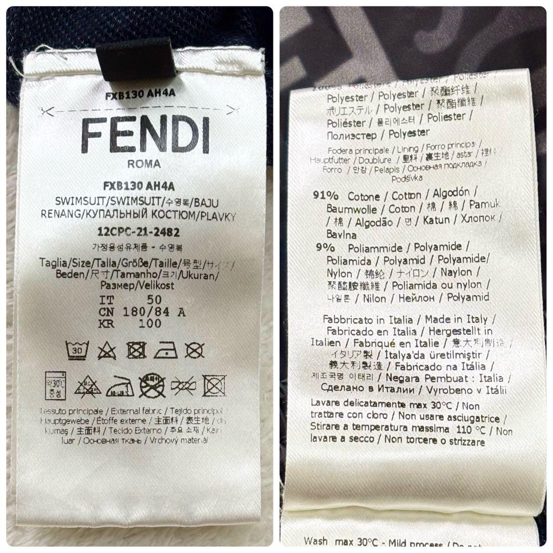 未使用級 フェンディ スイムパンツ ズッカ柄 水着 大きいサイズ