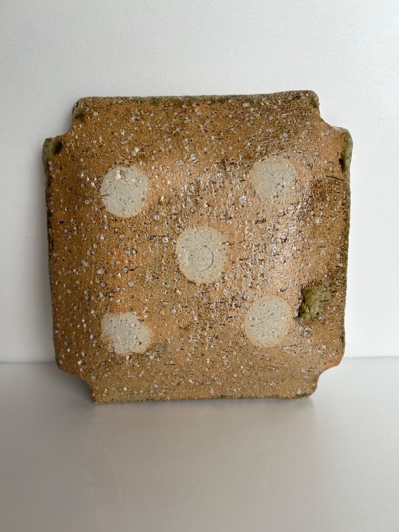 伊賀焼 櫛目組皿 ５枚組　(谷本光生作)