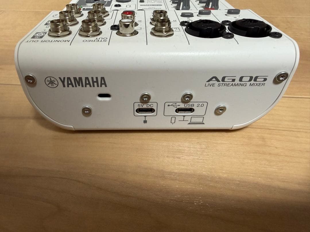 YAMAHA AG06 mk2 ライブストリーミングミキサー