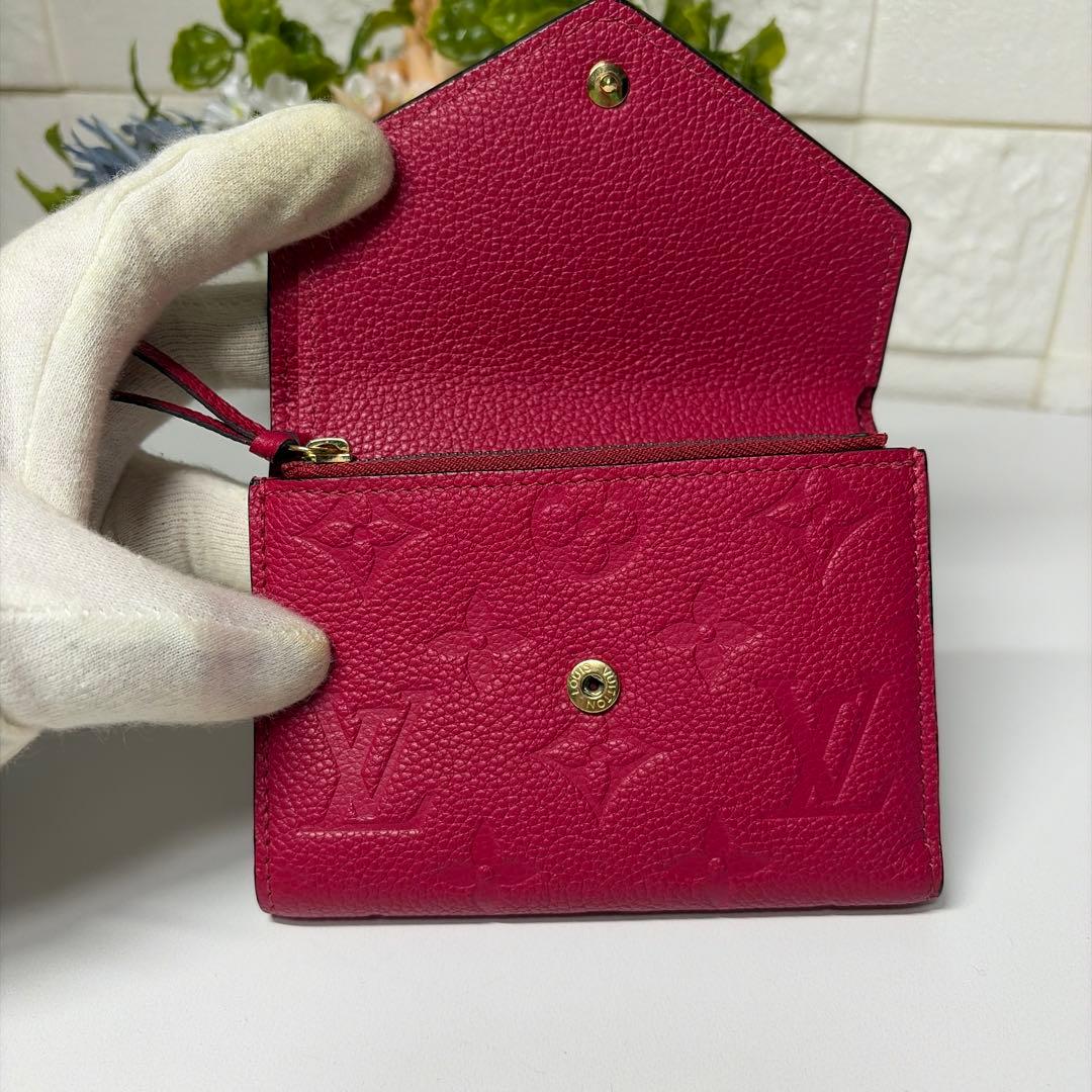 超美品 LOUIS VUITTON 三つ折り財布 アンプラント ヴィクトリーヌ