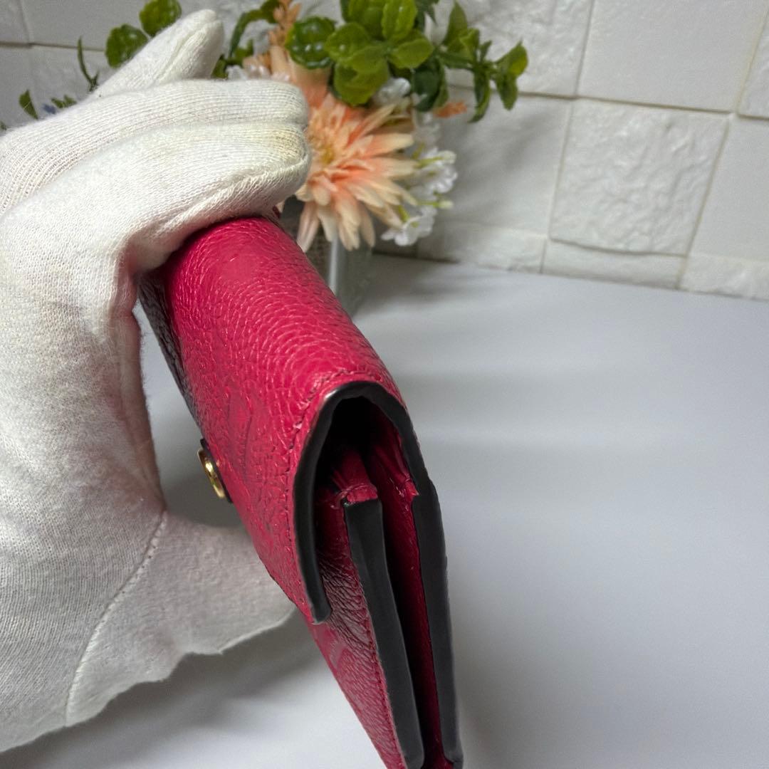 超美品 LOUIS VUITTON 三つ折り財布 アンプラント ヴィクトリーヌ