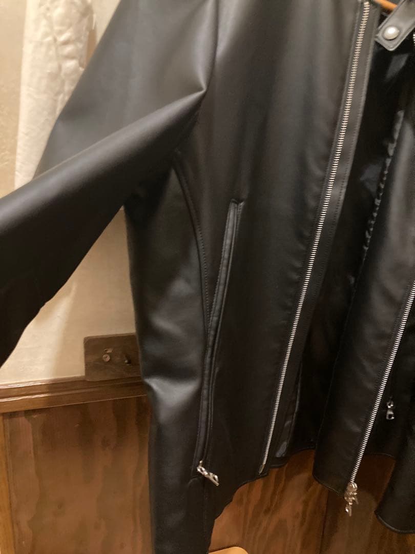 チャス様⭐︎ 美品　BEAMS HEART シングルライダースジャケット XL