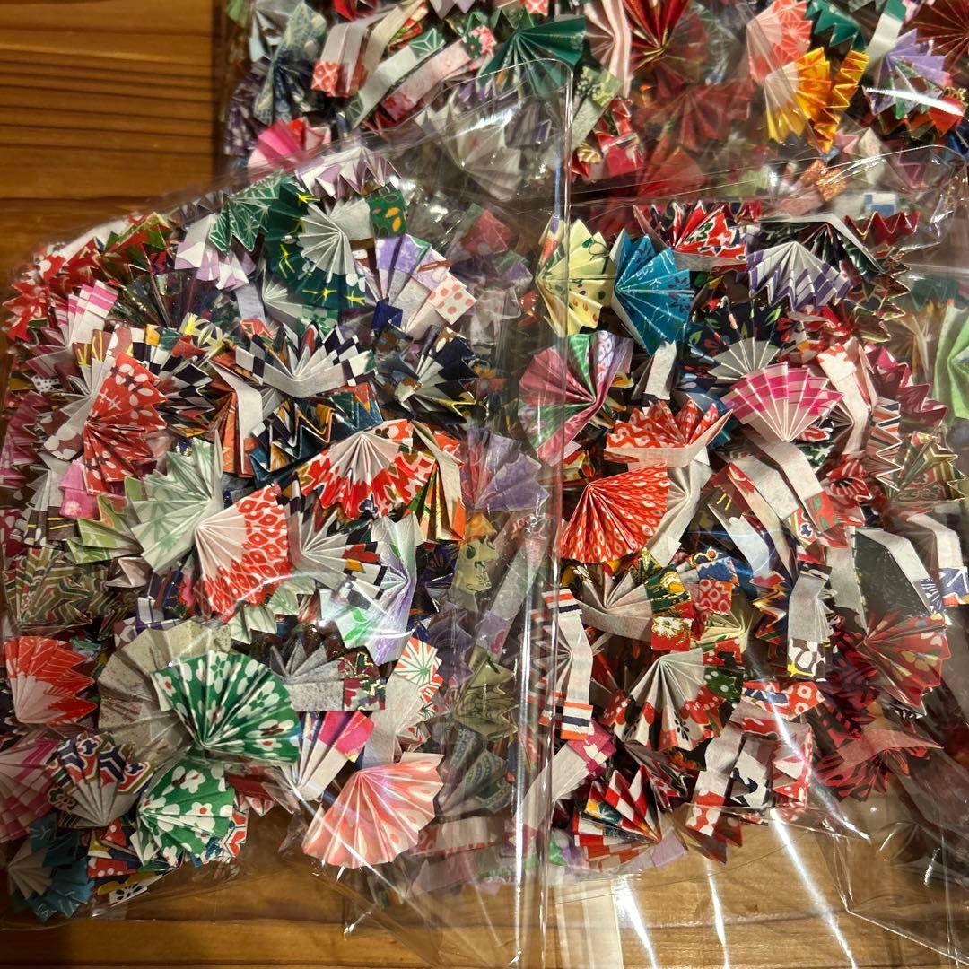 【マロン】5月分　和柄和紙の扇子　1000個