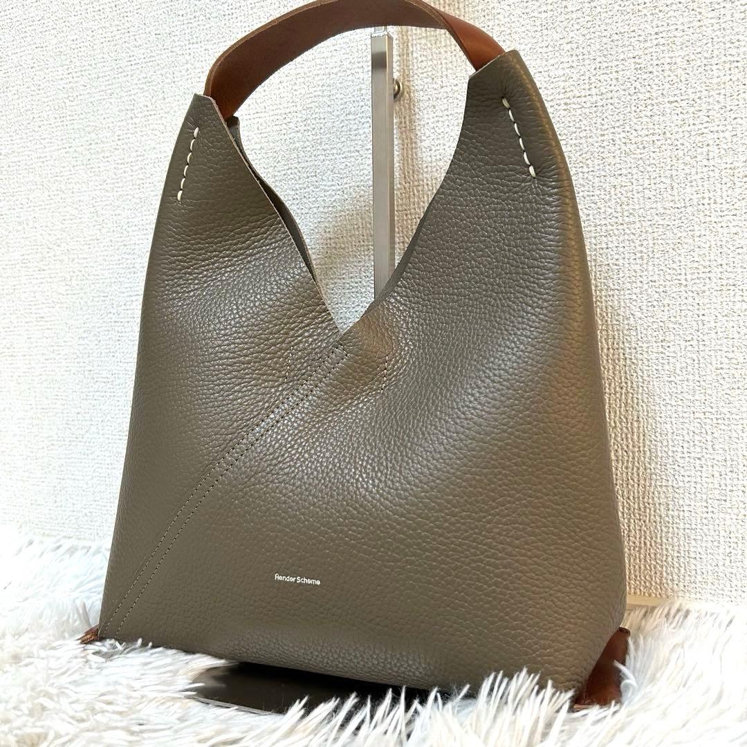 【未使用級✨triangle bag】エンダースキーマ　ハンドバッグ　トープ　革