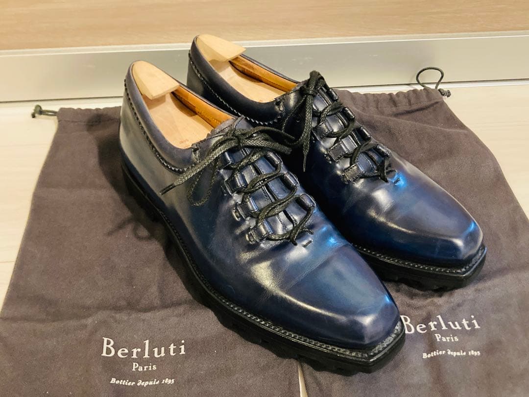 ベルルッティ ニューウルティマ パティーヌ ブルー