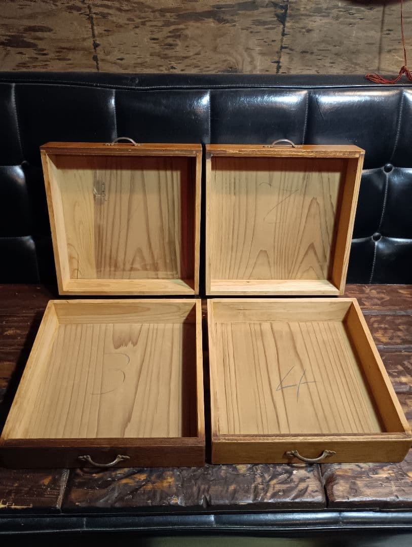 アンティーク　大正　チェスト　鍛鉄　ハンドル　７段　収納　サイドテーブル　骨董