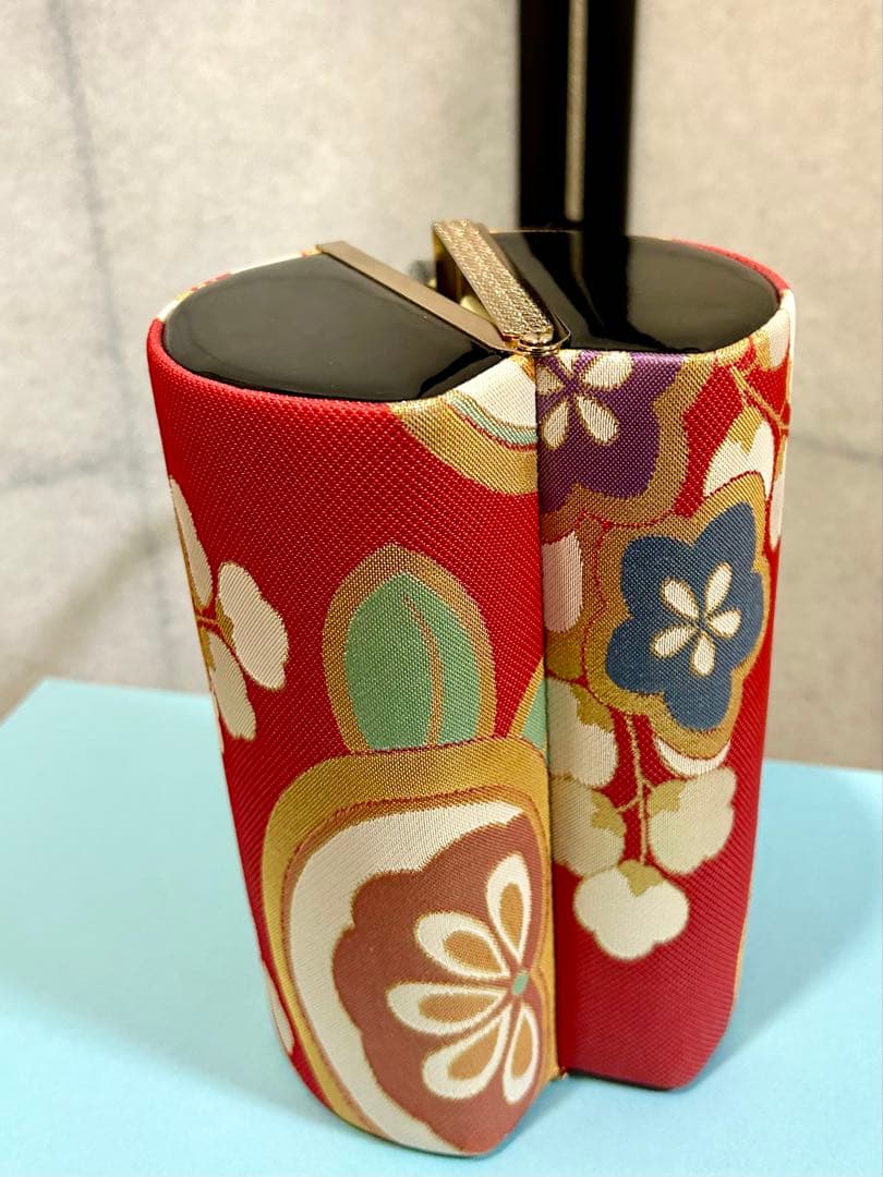 あみりかんどっく 花柄和装用バッグと草履セット