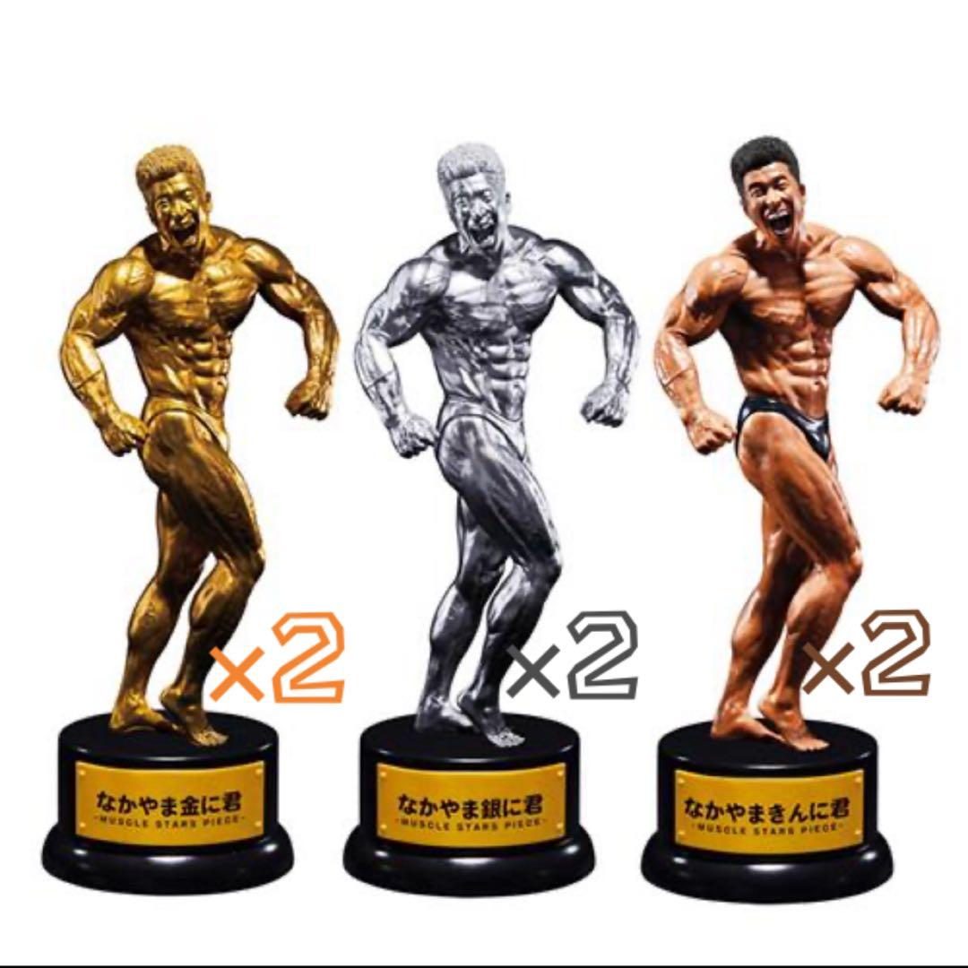 なかやまきんに君～りそうの姿トロフィー～　6個セット
