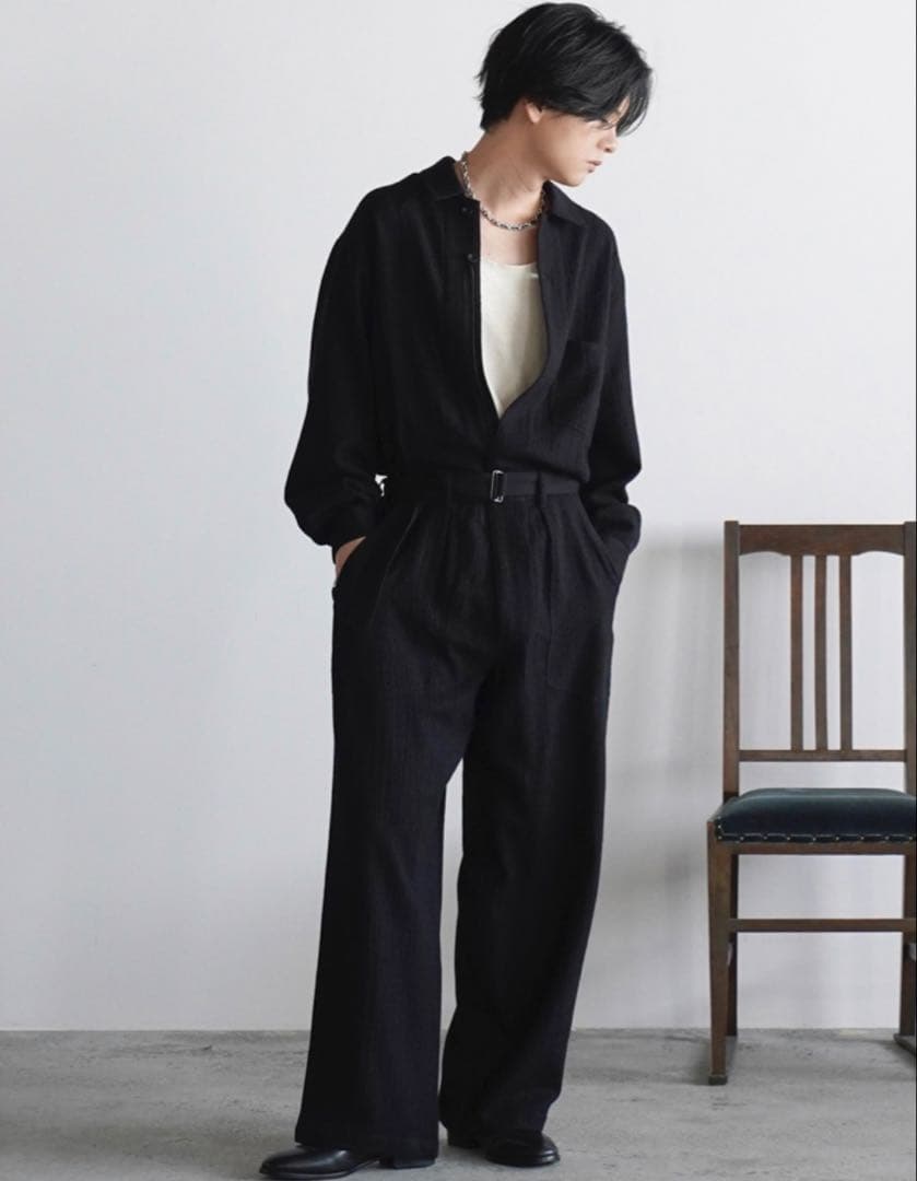 LIDNM Felted Wool Utility Overall【Sサイズ】