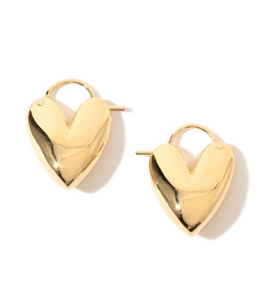 【美品】ララガン　ピアス　ゴールド ハート