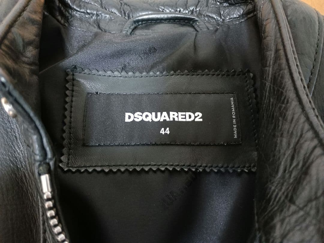 ディースクエアード　レザージャケット