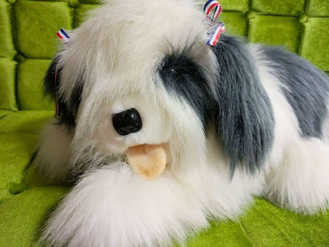 リアルなワンちゃん犬のぬいぐるみ　70㎝くらい　 シープドック