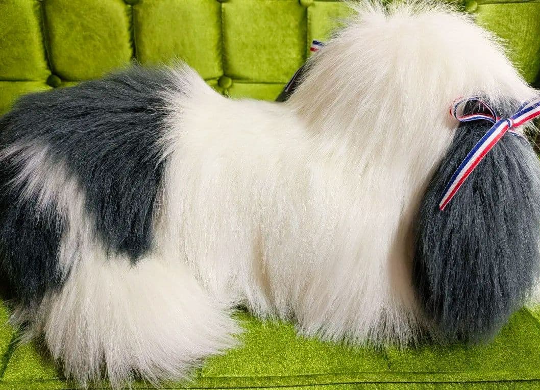 リアルなワンちゃん犬のぬいぐるみ　70㎝くらい　 シープドック