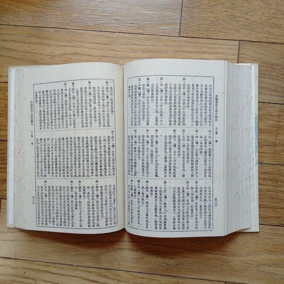 書道、水墨画珍貴古籍善本収蔵辞書[中國畫家大辭典]1934年版影印1982年複製