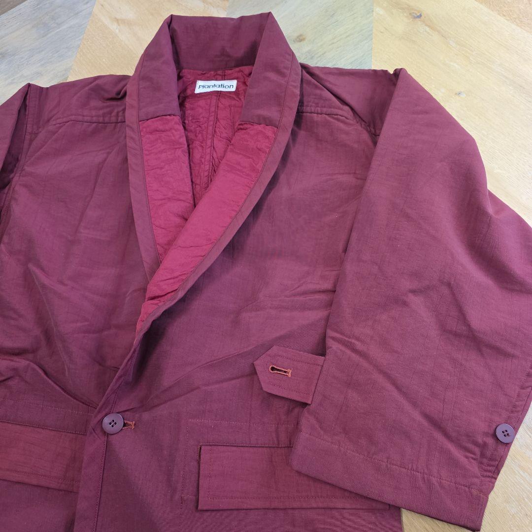 【新品】Plantation イッセイミヤケ バーガンディ ジャケット y58